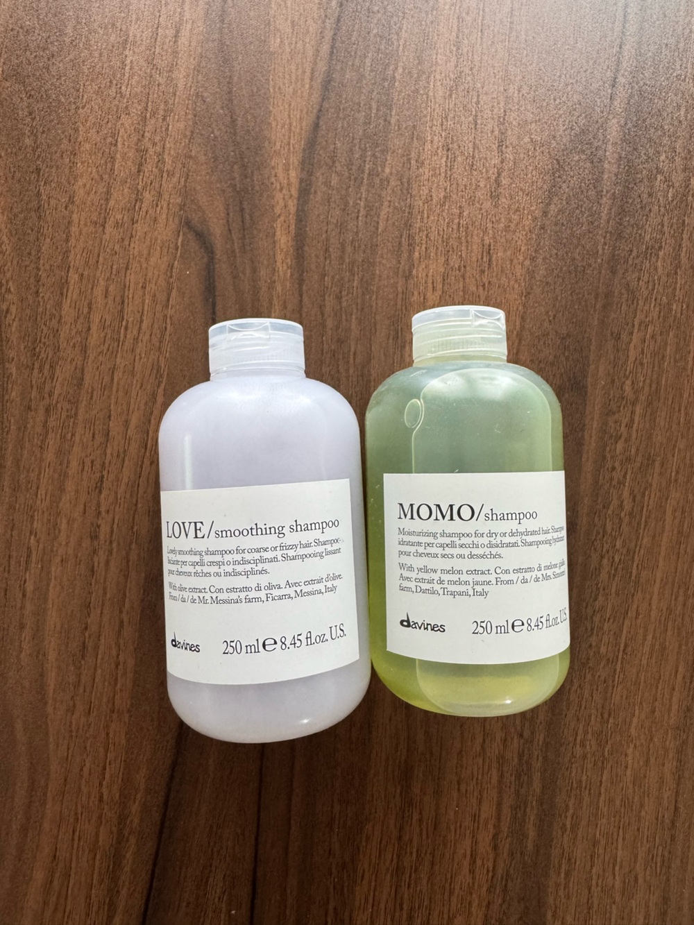 Davines MOMO & LOVE Shampoo Duo - Green and White